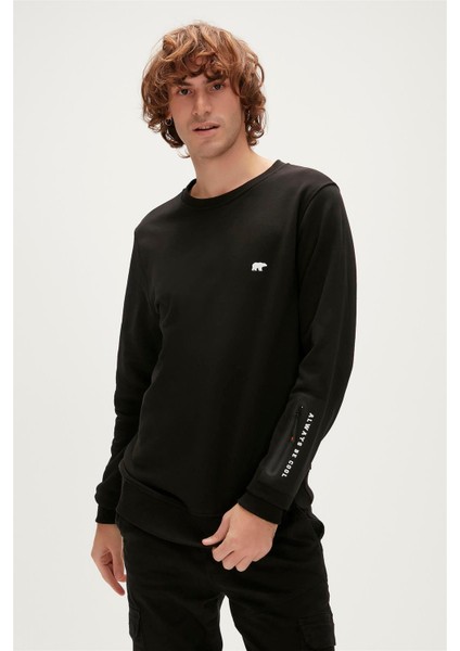 Be Cool Crewneck Erkek Siyah Sweatshirt 23.02.12.025-C01 indirimleri