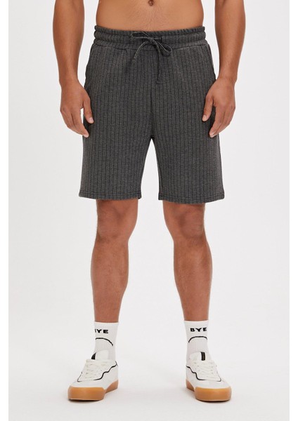 Homer Koyu Gri Erkek Şort