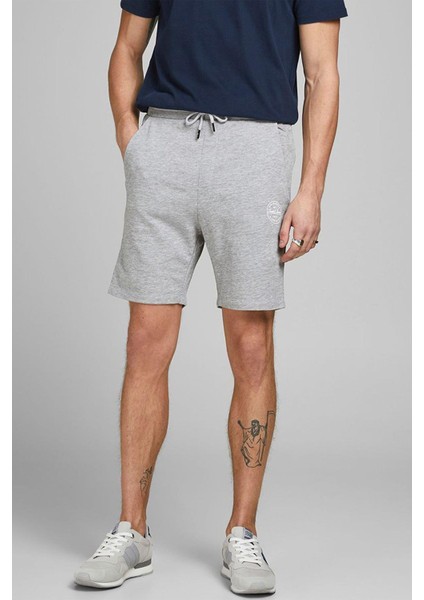 Jpstshark Jjsweat Shorts At Sn Gri Erkek Şort 12182595-Light fiyatları