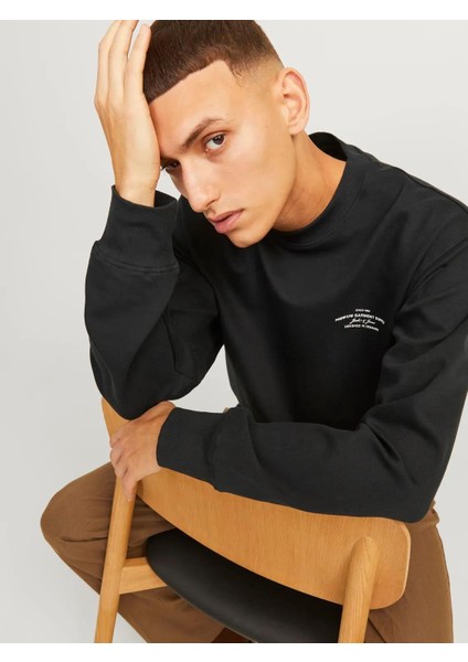 Jprblachad Erkek Siyah Sweatshirt 12261386-BLACK modelleri