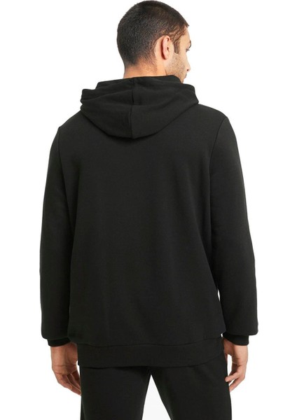 Essential Big Logo Erkek Siyah Kapüşonlu Sweatshirt fiyatları