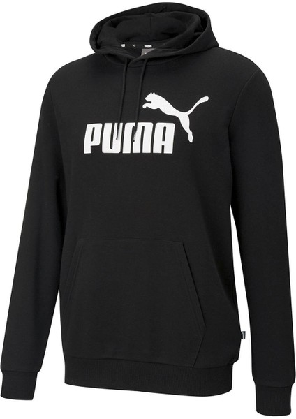 Essential Big Logo Erkek Siyah Kapüşonlu Sweatshirt modelleri