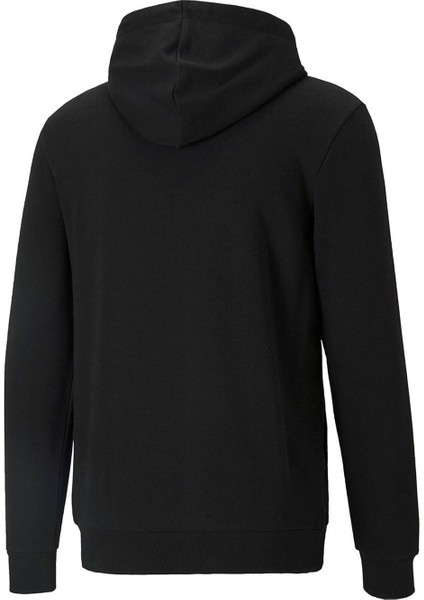Essential Big Logo Erkek Siyah Kapüşonlu Sweatshirt fırsatları