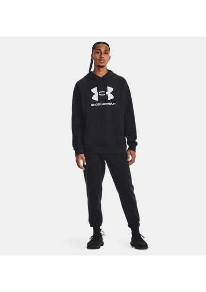 Ua Rival Fleece Logo Hd Siyah Erkek Sweatshirt 1379758-001 modelleri