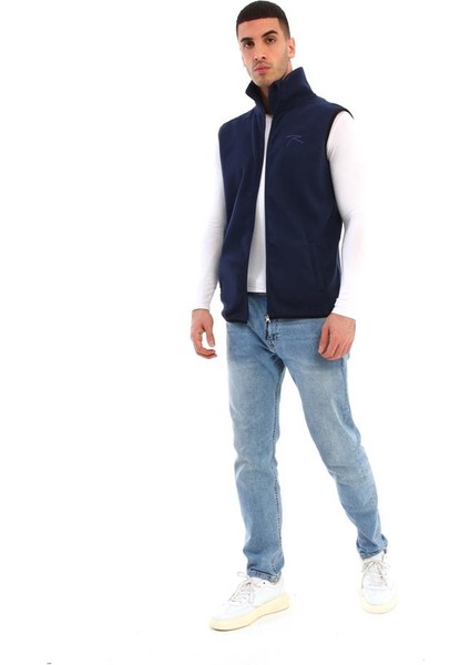 Erkek Polar Yelek Varıan Lacivert indirimleri