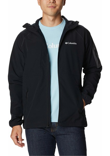 Tall Heights Hooded Softshell Siyah Ceket