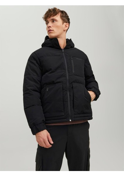 Jcootto Puffer Sn Siyah Erkek Mont 12214648-Black fiyatları