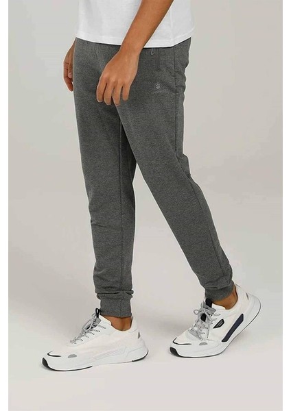 Basic Jogger Erkek Gri Eşofman Altı