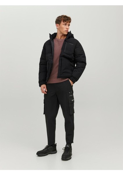 Jcootto Puffer Sn Siyah Erkek Mont 12214648-Black fırsatları