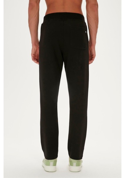 Plain Sweatpants Siyah Erkek Eşofman Altı modelleri