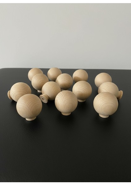 Ahşap Küre Lüks Country Mutfak Dolap Kulbu Ahşap 10 Adet fiyatları