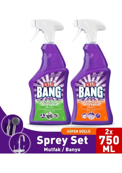 Mutfak Sprey 750 ml+ Banyo Sprey 750ml