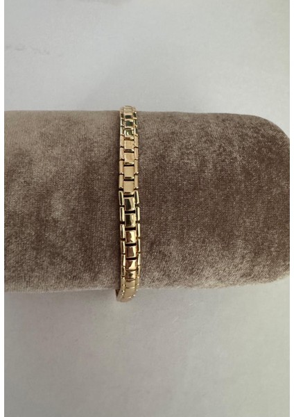 Ince Kordon Model Çelik Gold Renk Bileklik modelleri