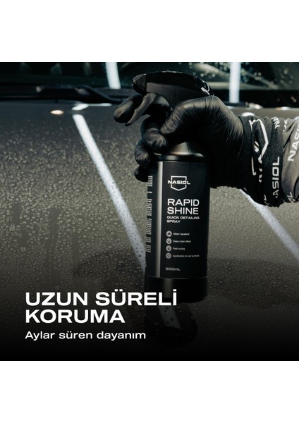 Rapidshine Araç Detay Spreyi-Hızlı Cila Etkisi-Derin Renk-Showroom Parlaklığı-6 Ay Dayanım-500ml modelleri