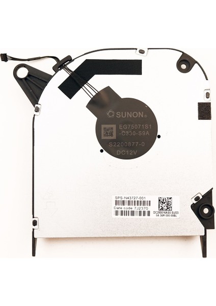 Hp Omen 9 Slim TPN-C170 Notebook Cpu Fan (12V) fiyatları
