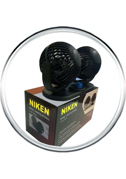 Oto Vantilatör Çift Fanlı Torpido Üstü 2 Kademeli 12 Volt fiyatları