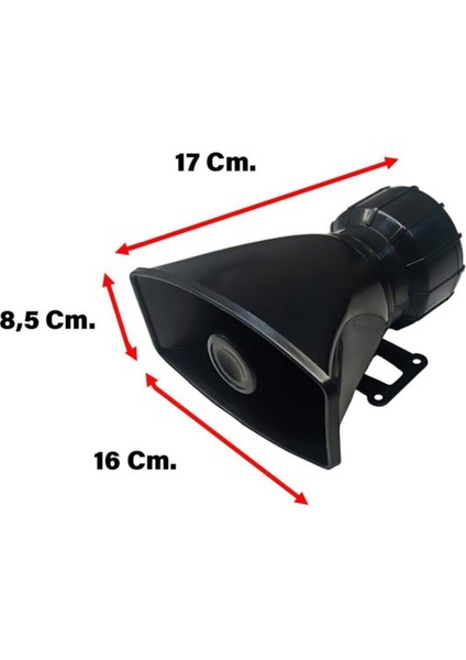 Oto Polis Sireni Uzaktan Kumandalı 4 Sesli 12 Volt 50 Watt fiyatları