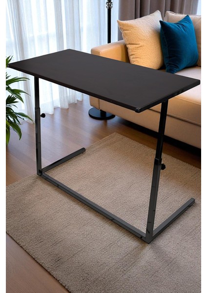 Yerden Yükseklik Ayarlı Geniş Ders Çalışma Masası Laptop Sehpası