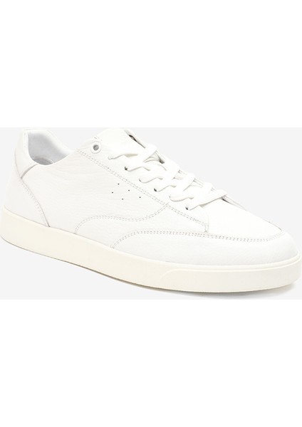 Erkek Kirli Beyaz Hakiki Deri Sneaker Ayakkabı 5Y1CA64676 fiyatları