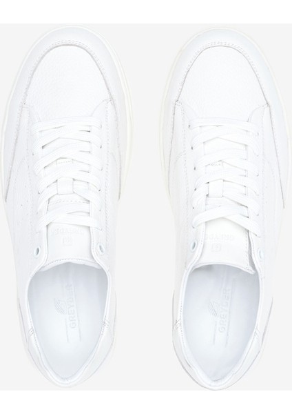 Erkek Kirli Beyaz Hakiki Deri Sneaker Ayakkabı 5Y1CA64676 indirimleri