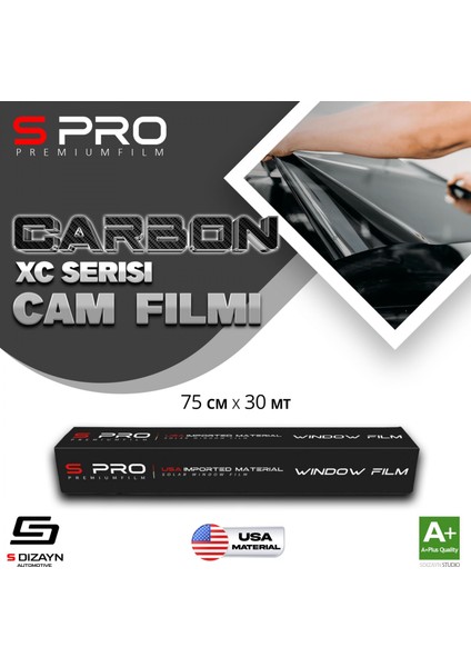 S Pro Cam Filmi Nano Carbon Xc Serisi 2ply %20 75CM/30MT
