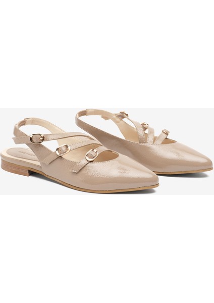 Kadın Vizon Hakiki Deri Babet 5Y2KA34971 modelleri