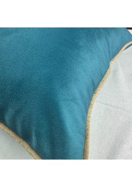 Kadife Biyeli Kırlent Kılıfı 40X40 2li modelleri