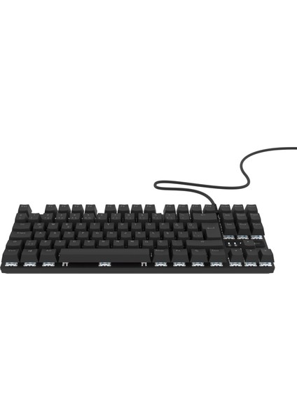 HK410 Mekanik Mavi Switch 19 Mod Rgb Kablolu Siyah Tkl Türkçe Gaming Klavye fiyatları
