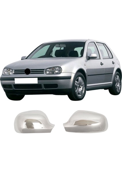 Volkswagen Golf 4 Uyumlu 1998-2004 Krom Ayna Kapağı 2 Parça Paslanmaz Çelik fiyatları