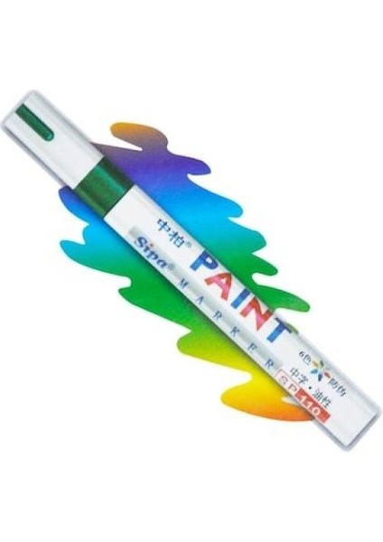 Gxin Paint Yeşil Oto Çizik Giderici Boya Rötüş Kalemi