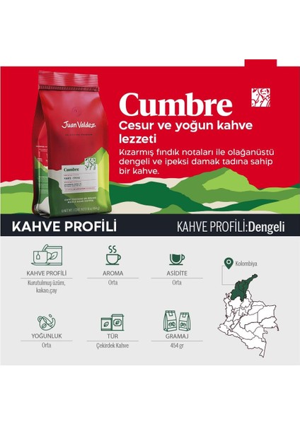 Cumbre Çekirdek Kahve 454gr fırsatları