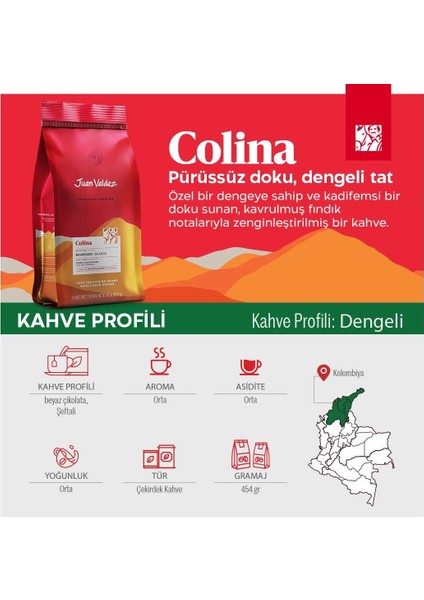 Colina Çekirdek Kahve 454gr fırsatları