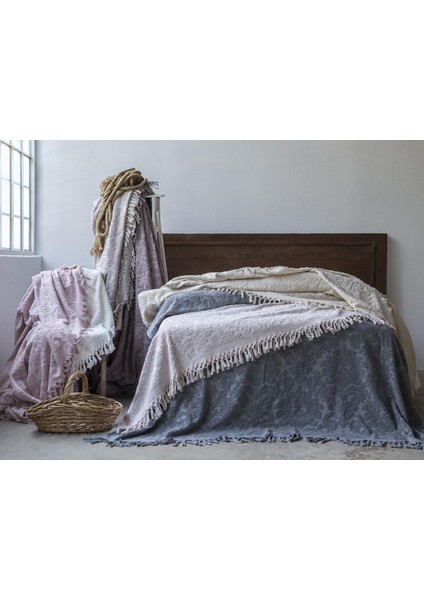 Eliz 1 Parça % 100 Pamuk Havlu Pike Gri modelleri