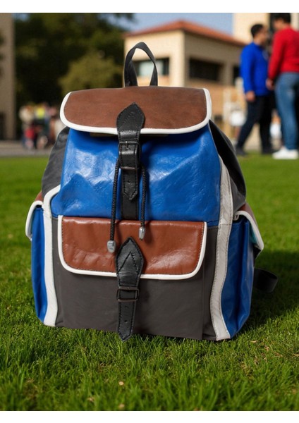 Hakiki Deri Sırt Çantası Siyah-Lacivert-Beyaz Garnili 3cep ÇNTDRSYHLCVRTBYZ3CEP01 fiyatları