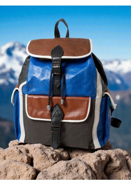 Hakiki Deri Sırt Çantası Siyah-Lacivert-Beyaz Garnili 3cep ÇNTDRSYHLCVRTBYZ3CEP01 indirimleri
