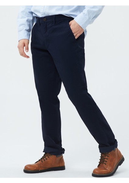 Erkek Lacivert GapFlex Straight Fit Khaki Pantolon modelleri