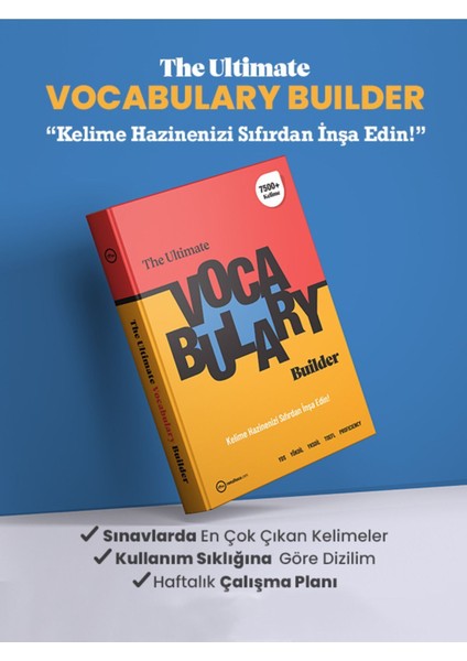 İngilizce Kelime Geliştirme Kitabı – YDS, YÖKDİL, YKSDİL, TOEFL ve Proficiency Sınavlarına Yönelik 18+ Yaş Mesleki Hazırlık