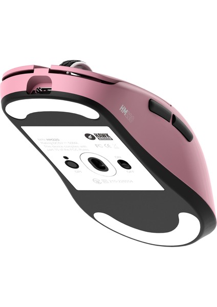 HM220 1k Hz 12000 Dpı Tri-Mode Kablosuz/bluetooth Pembe Gaming Mouse indirimleri