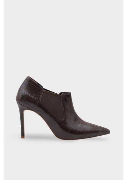 Kadın Lastikli Sivri Burun Topuklu Günlük Bot Inves Kahve fırsatları