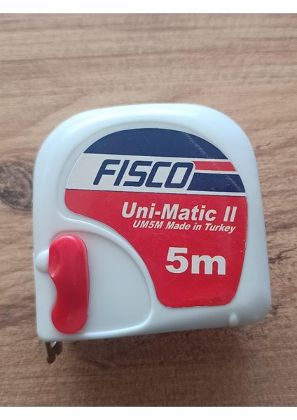 5 Metre, Şeritli Metre , Fisco Uni-Matic Iı 16 mm Şerit Metre.