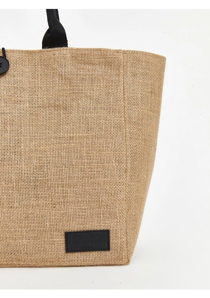 Lcw Accessorıes Kahverengi Kadın Hasır Plaj Çantası