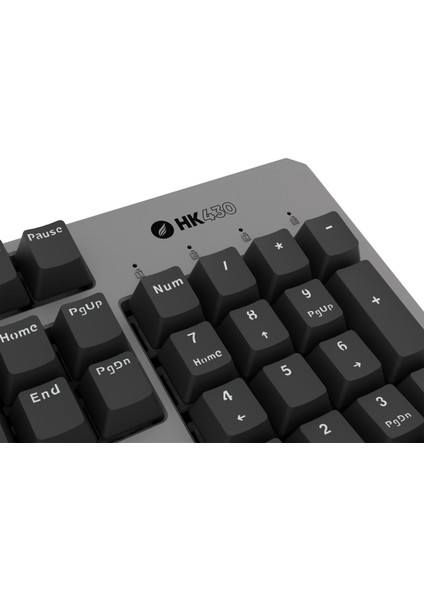 HK430 Mekanik Mavi Switch Rgb Kablolu Metal Kasa Full Gaming Klavye
