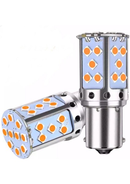 1156 Dekoratif LED Ampul Tek Duy Canbuslı 24V Turuncu / LAAM945-2