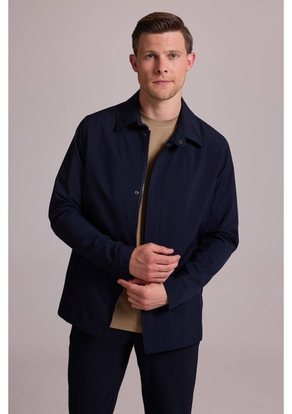 Erkek Lacivert Regular Fit Gömlek Yaka Yazlık Mont fiyatları