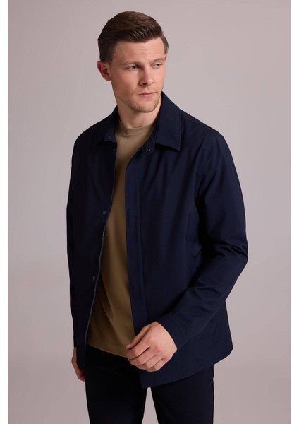 Erkek Lacivert Regular Fit Gömlek Yaka Yazlık Mont indirimleri