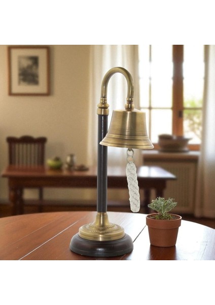 KuzeyTacı Pirinç Masa Üstü Çan Şık Ev Ofis Dekoratif
