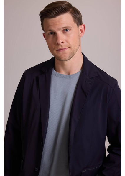 Erkek Lacivert Regular Fit Yazlık Ceket Mont modelleri