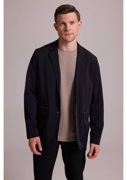 Erkek Siyah Regular Fit Yazlık Ceket Mont modelleri