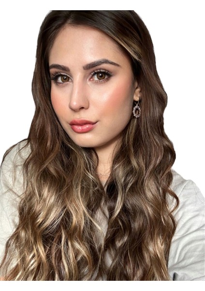 FRESHSHOW Luxury Cool Hazel / Hareli Renkli Ela Göz Kirpik Lens / Yıllık 1 Adet fırsatları