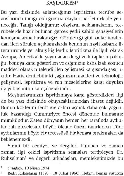 Ispritizma Masasında Meşhurlar - Ötüken Neşriyat - Vecdi Bürün